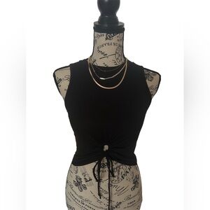 Brand New Black Crop Top